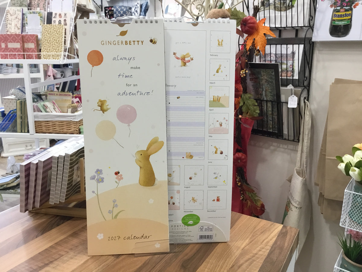 Ginger Betty Slim Calendar