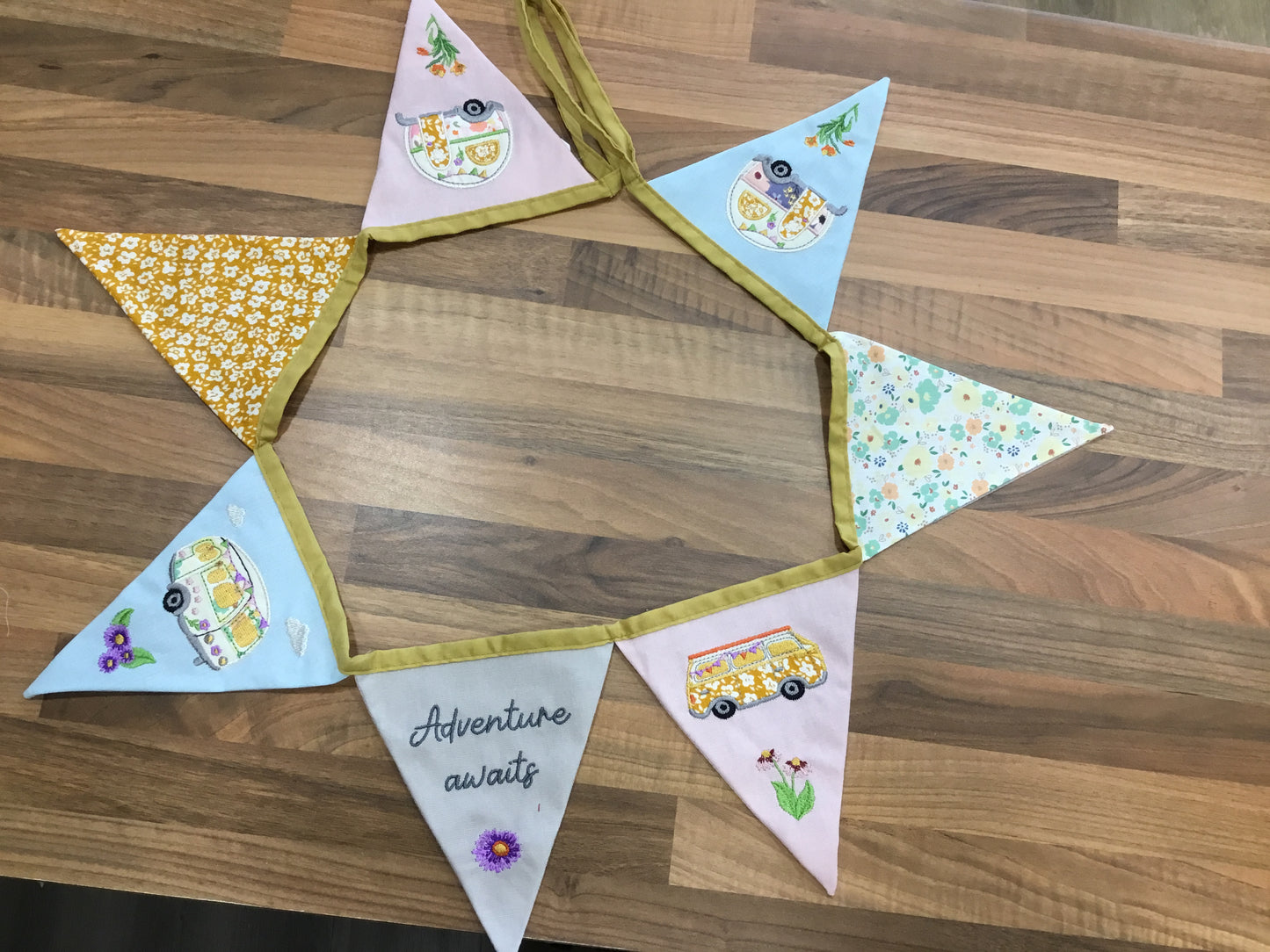 Caravan Fabric Bunting