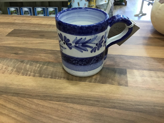 Mug in olive blue design