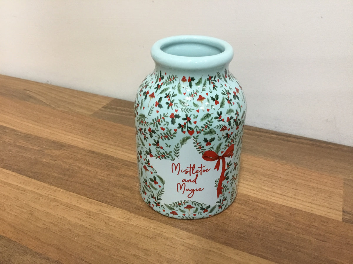 Mistletoe & Magic mini bud vase