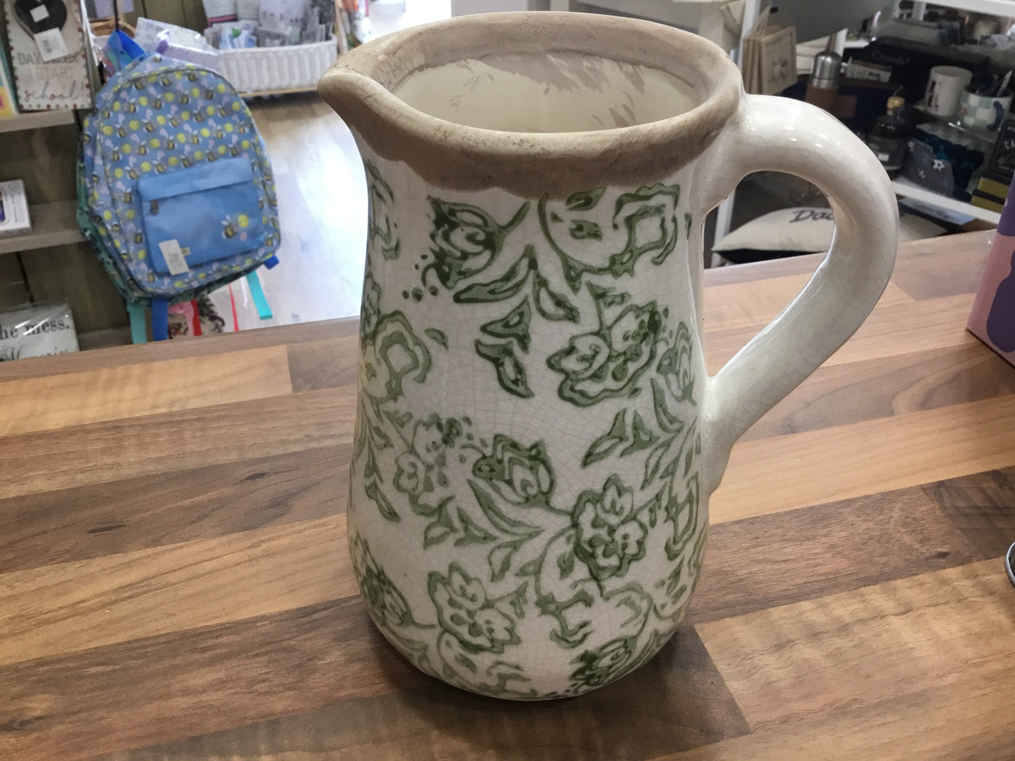 Jug. Small green jug