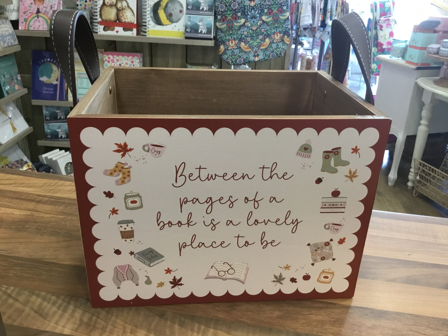 Wooden book box
