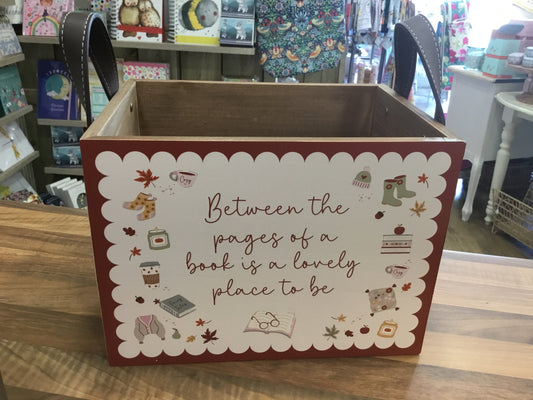Wooden book box