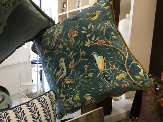 Slate blue cushion