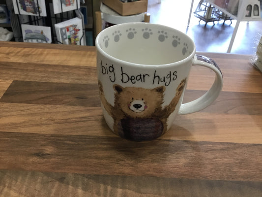 Big Bear Hugs mug by Alex Clark