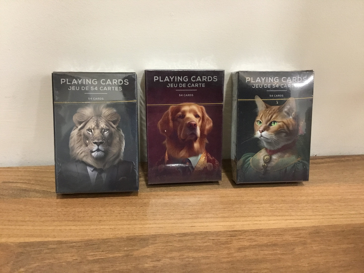 Animal playing cards