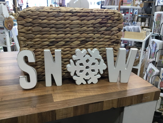 Snow word block