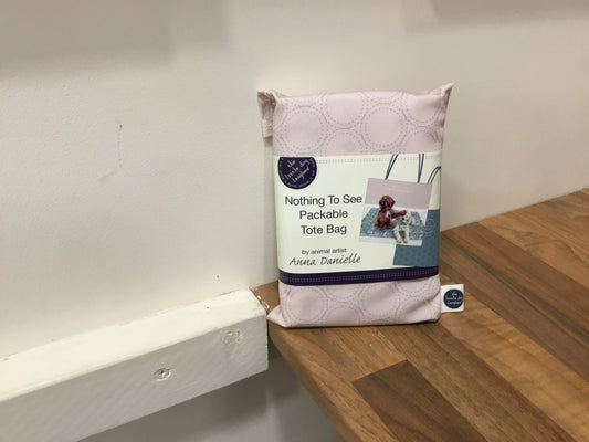 The little dog laughed tote bag. Nothing to see.