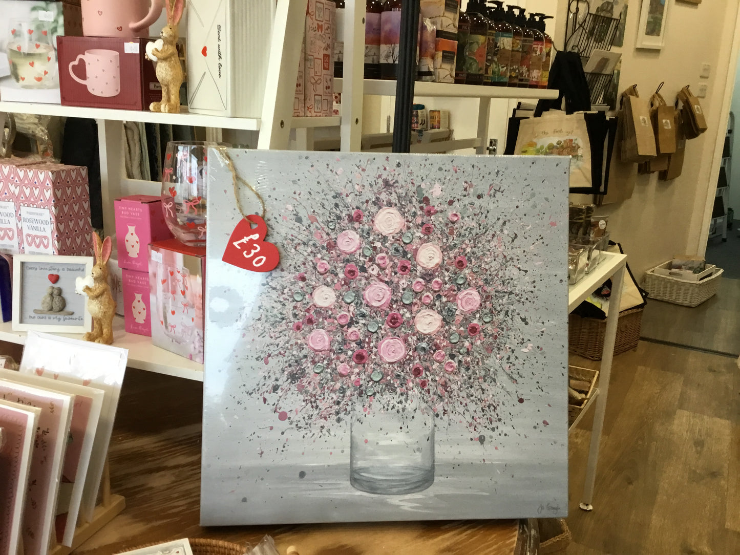‘Roses’ art on canvas