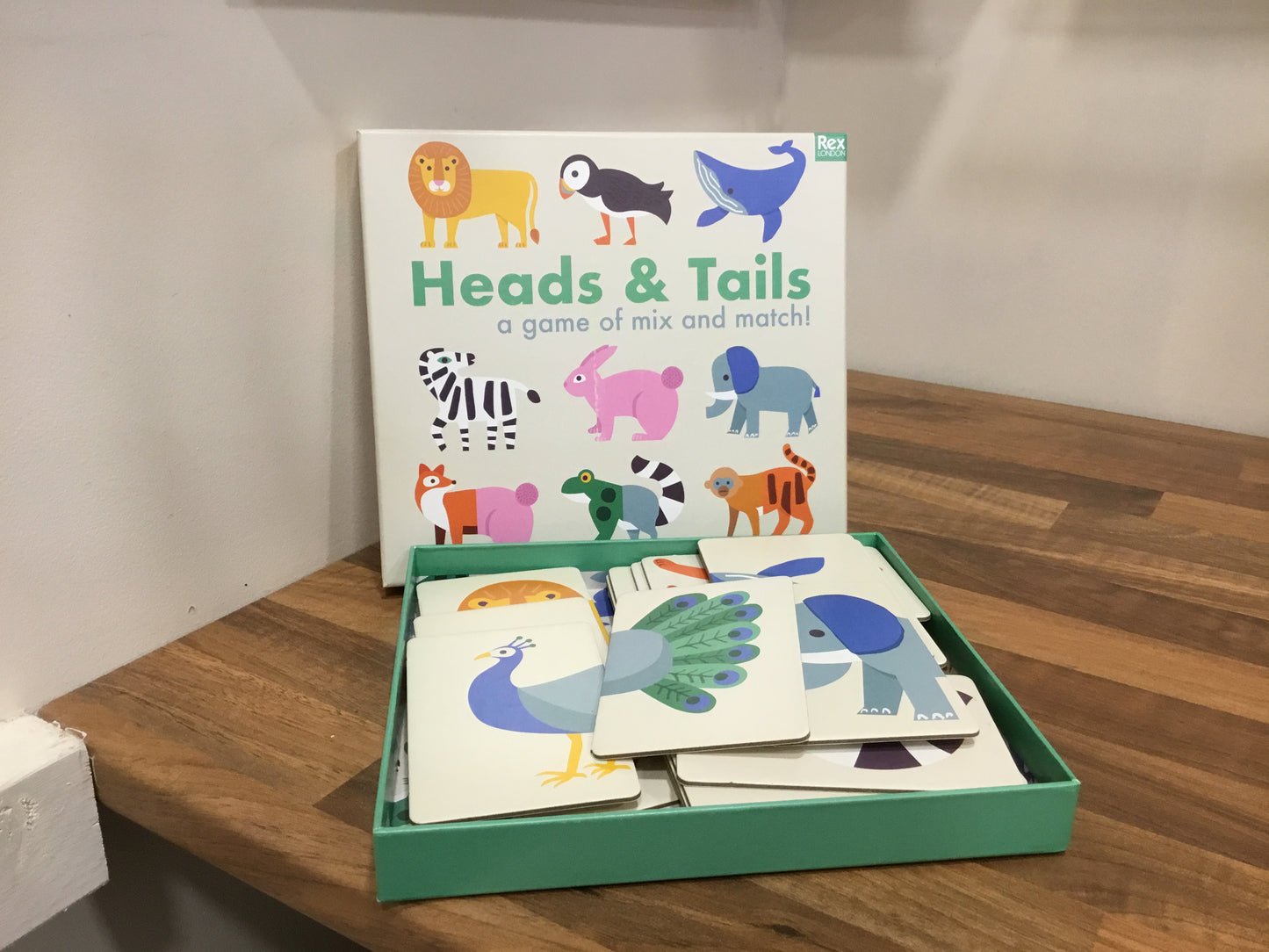 Head and tails game. 12 months +.