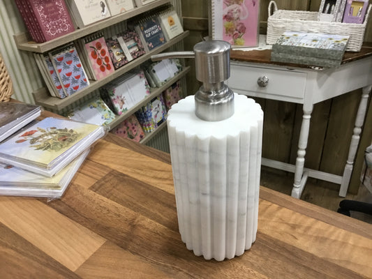 Marble soap dispenser