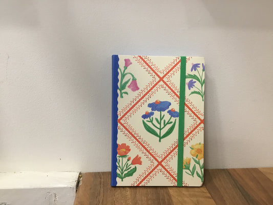 A6 notebook. Enchanted garden design.