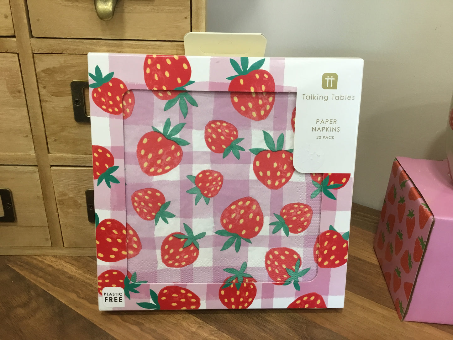 Strawberry napkins by Talking Tables