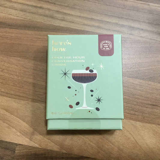Here’s how cocktail hour conversation cards