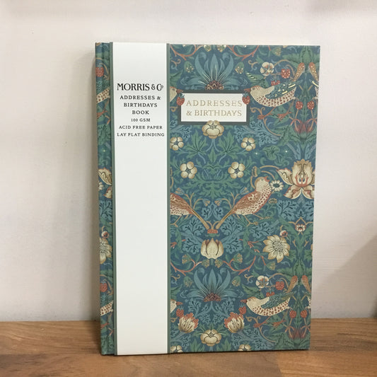 Morris birthdays and addresses book