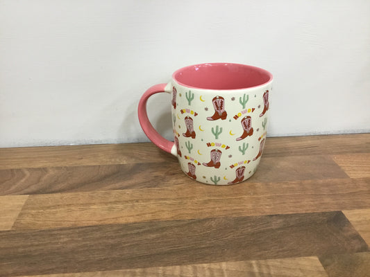 Retro rodeo mug