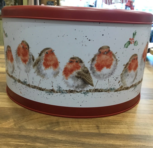 Christmas Cake Tin by Wrendale