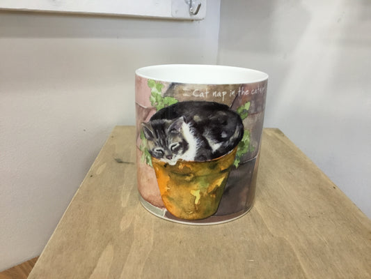 Cat nap mug