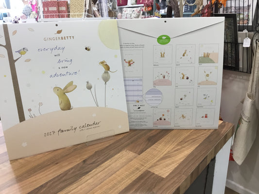 Ginger Betty Family Calendar