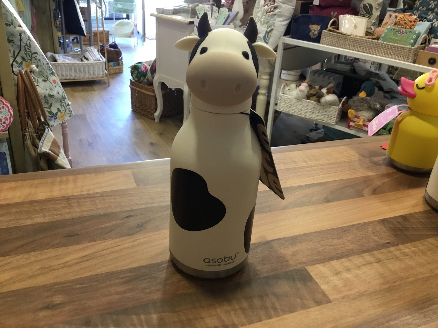 Cow large water bottle