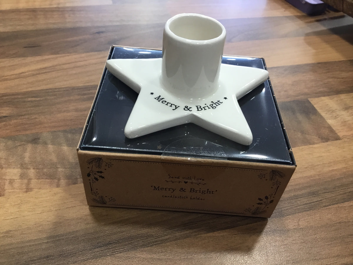 Ceramic candle holder
