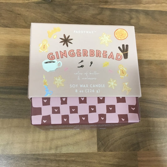 Gingerbread wax candle