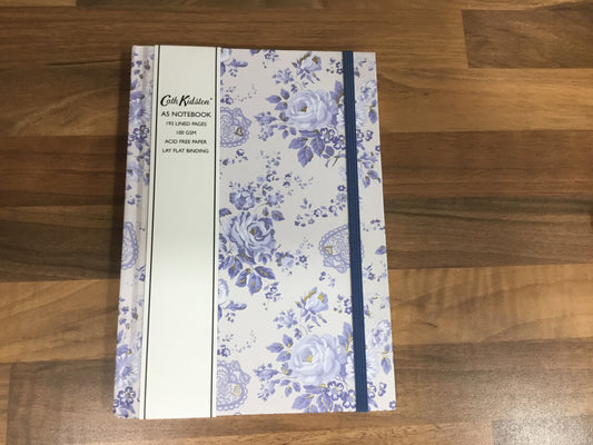 Cath Kidston Blue floral A5 notebook