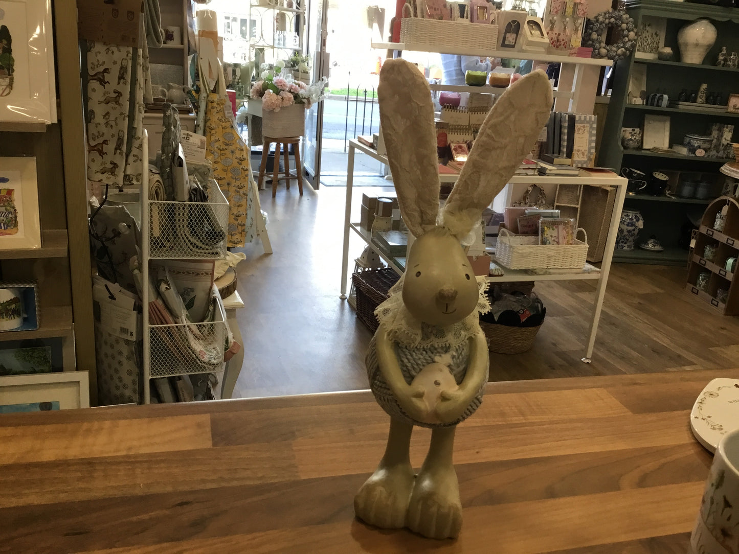 Standing Bunny with Egg