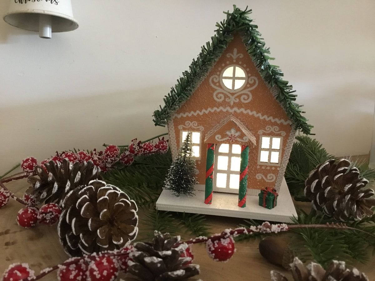 Light up Gingerbread House
