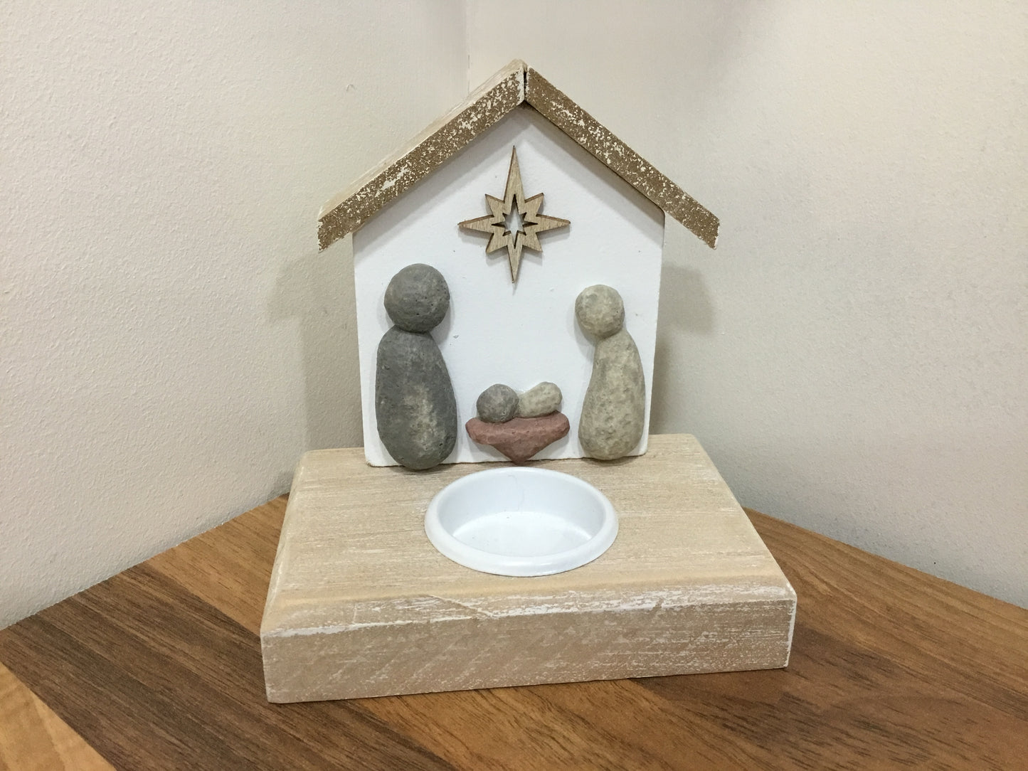 Nativity scene tea light