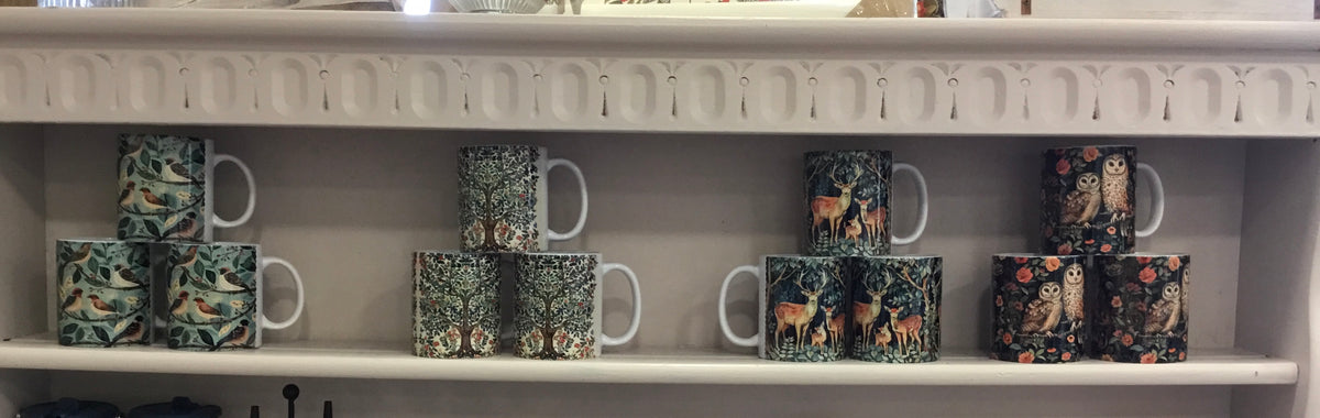 William Morris Design mugs