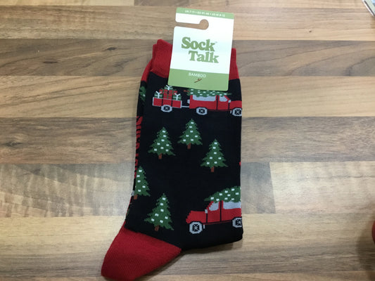 Men’s Christmas Truck socks