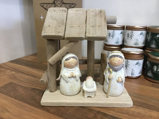 Wooden Nativity Set