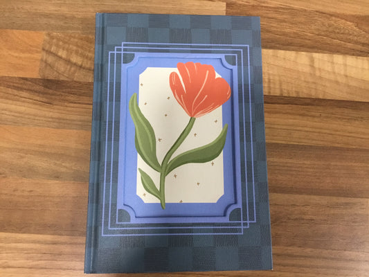 Open framed notebook - Tulip Flower