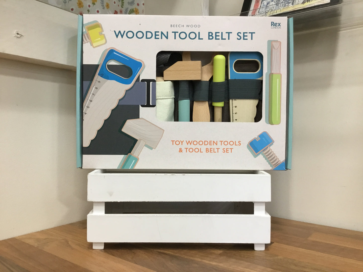 Wooden tool belt set