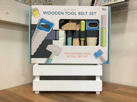 Wooden tool belt set