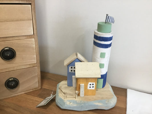 Wooden lighthouse