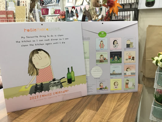 Rosie made a thing Family Calendar