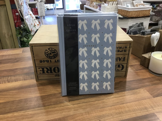 Hard cover journal. Bow design