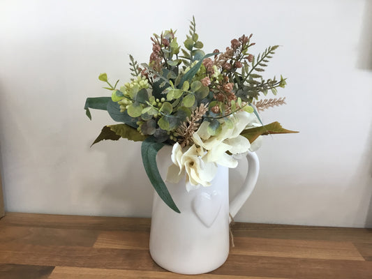 Faux floral bouquet