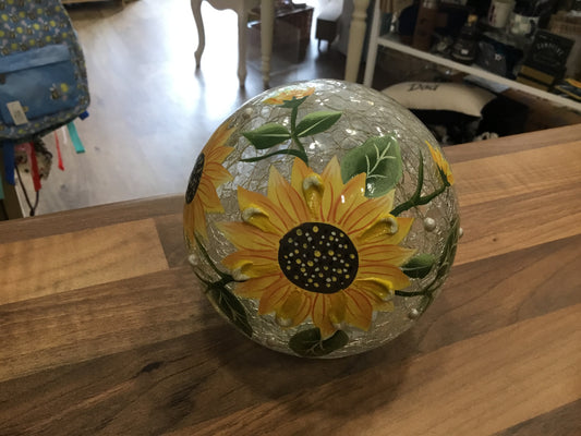 Sunflower globe light up