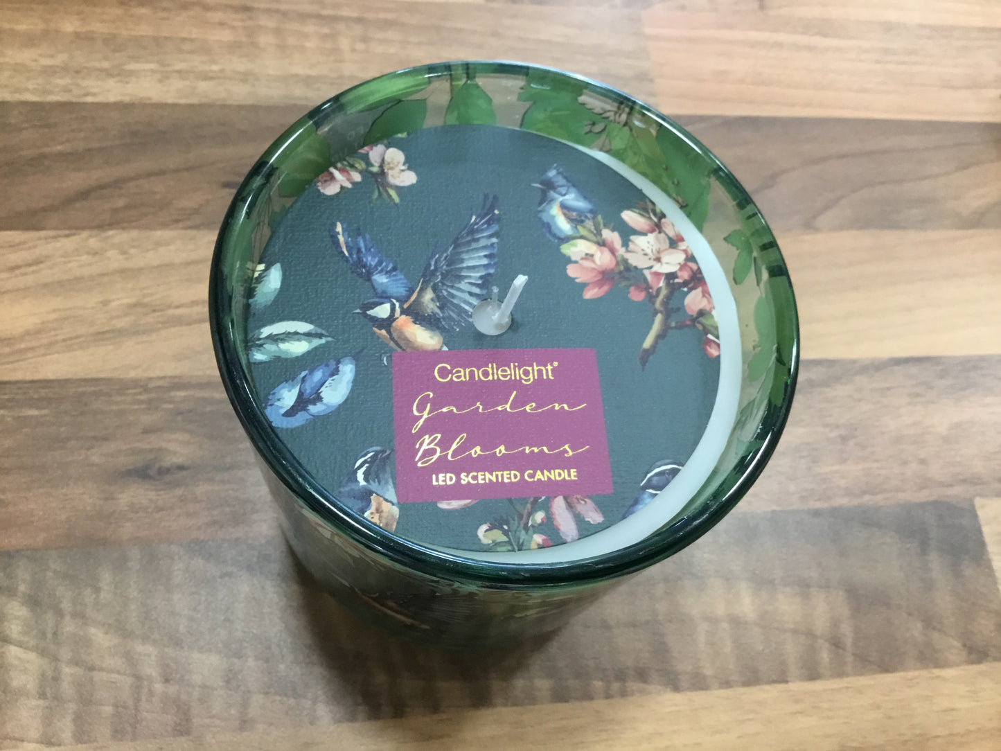 LED Garden Blooms Candle