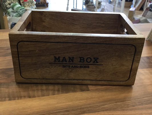 Wooden man box