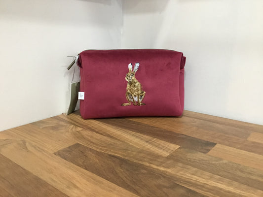 Wrendale make up bag. Hare.