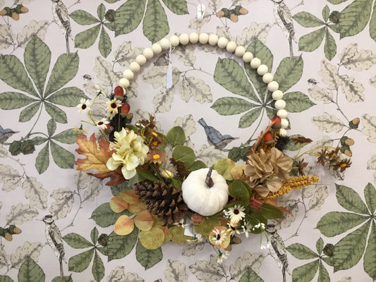 Beaded Autumn wreath