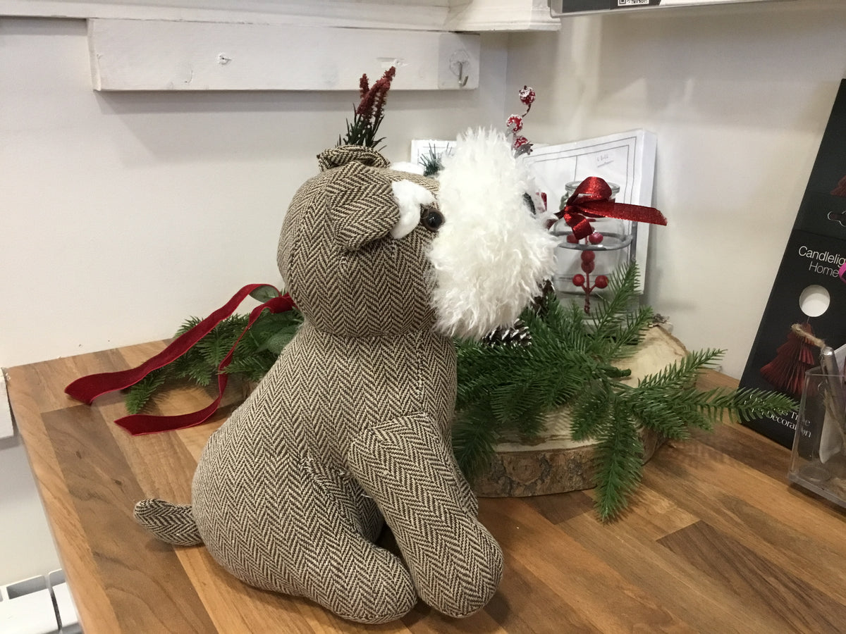 Schnauzer doorstop.