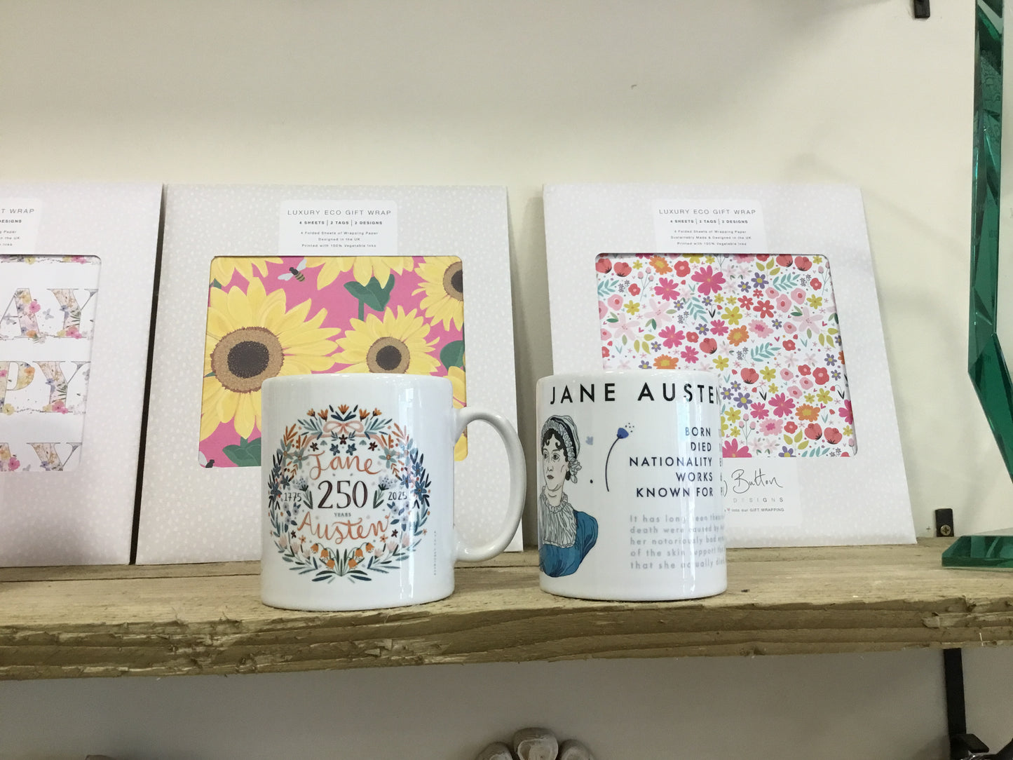 Jane Austen mugs. Commemorating 250 years
