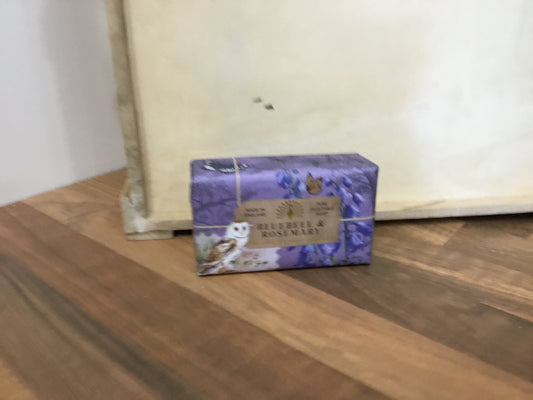 Bluebell and Rosemary Soap.