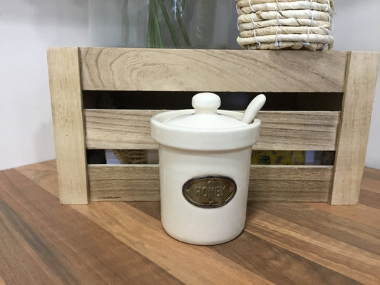 Ceramic Honey Pot