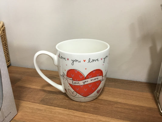 Love you more mug